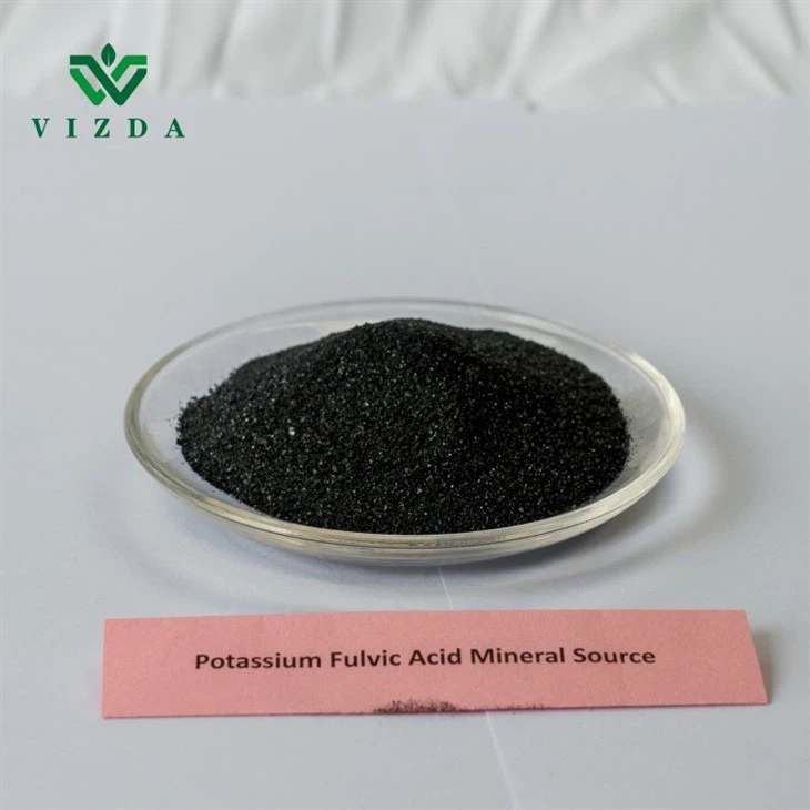 Mineral Source Potassium Fulvate Powder Fulvic Acid 52% Organic Fertilizer